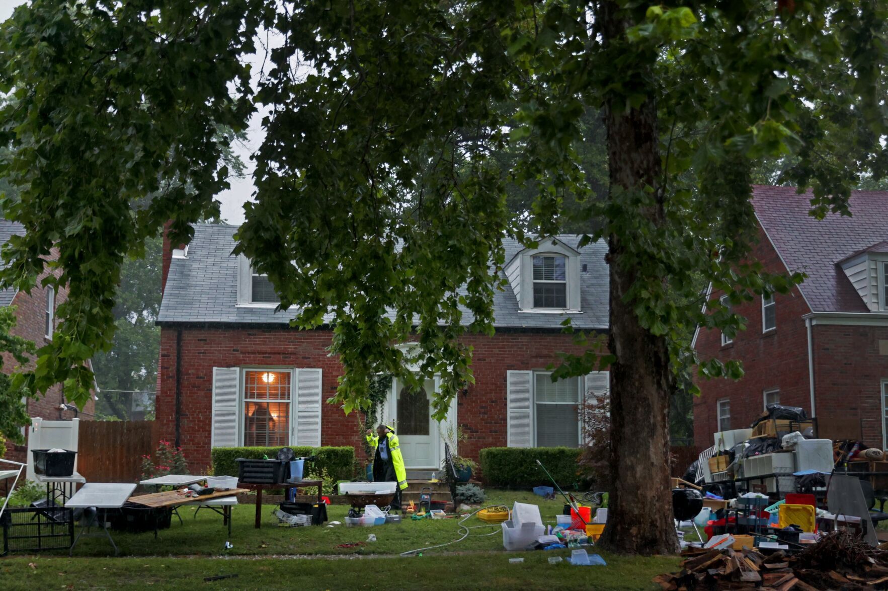 Afternoon showers added to area flooding woes